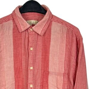 The Territory Ahead Plaid Button Up Long‎ Sleeve Shirt Casual LT Tall